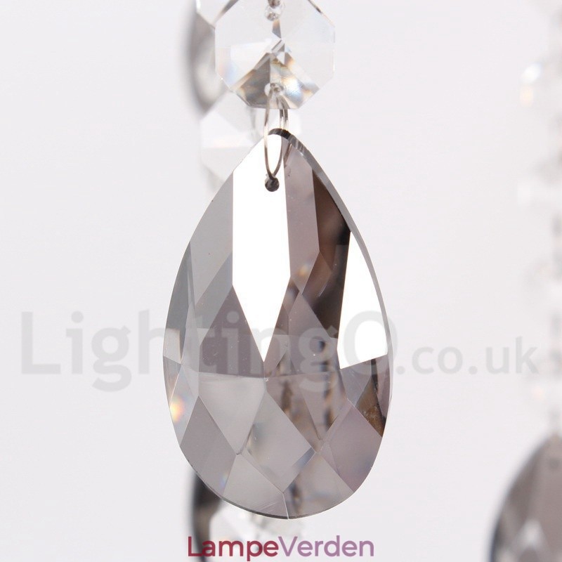 6 lys K9 Crystal Candle Style lysekrone