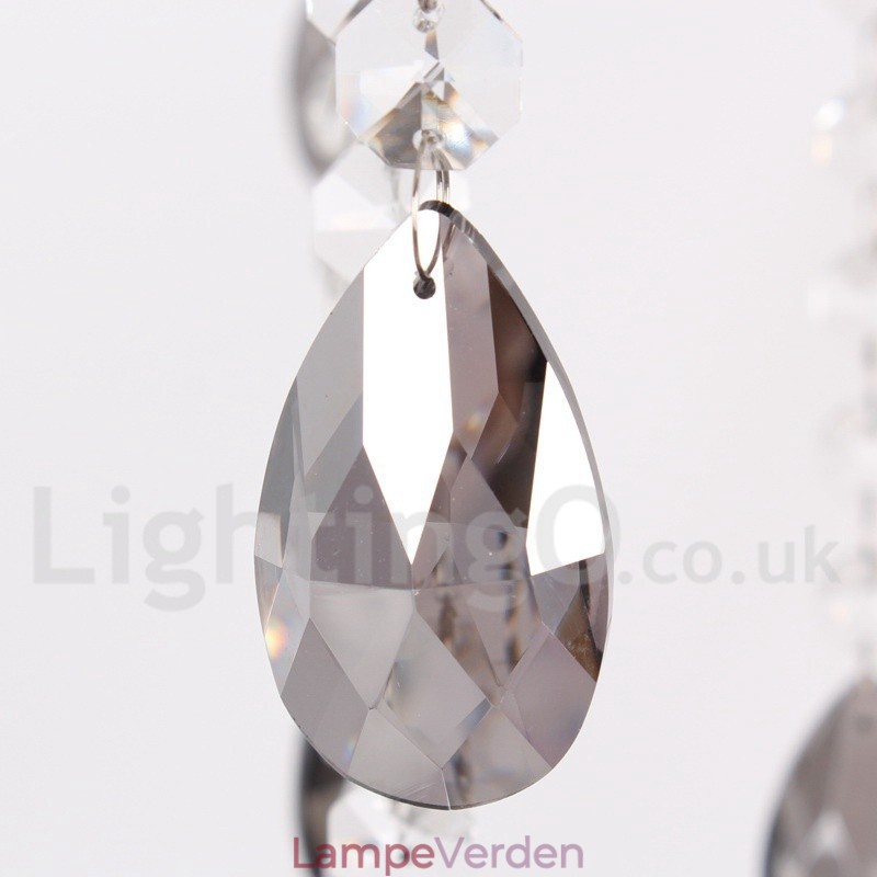 8 lys K9 Crystal Candle Style lysekrone