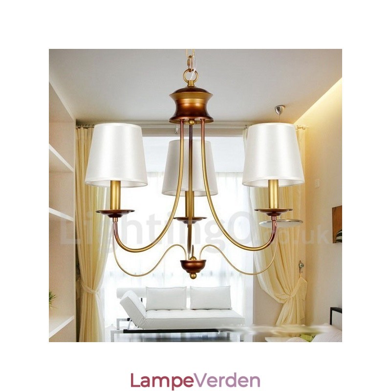 3 lys rustik middelhavsstil moderne moderne lysekrone