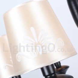 5 lys lysekrone i middelhavsstil