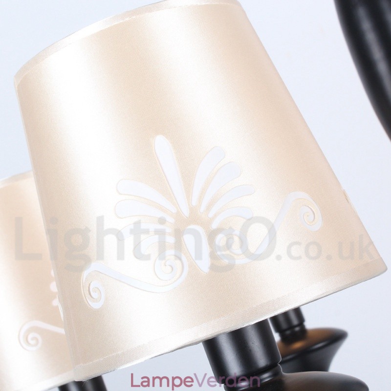 5 lys lysekrone i middelhavsstil