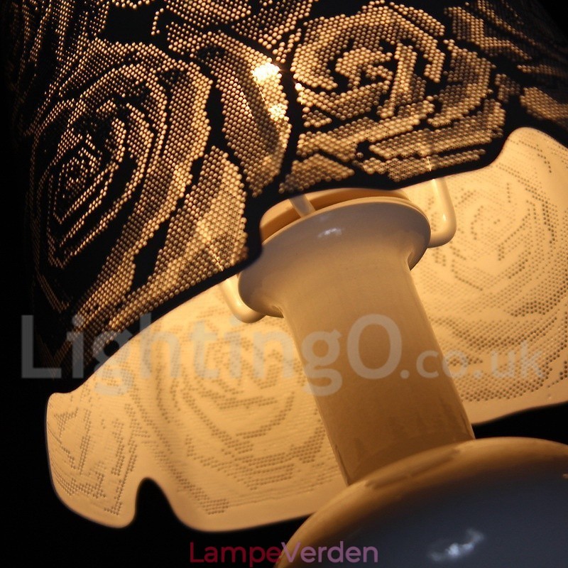 3 lys moderne moderne hul hvid stearinlys lysekrone