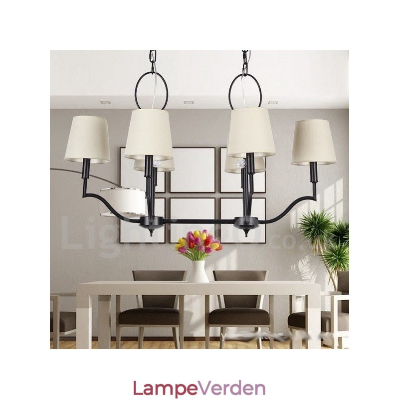 6 lys moderne moderne lysekrone