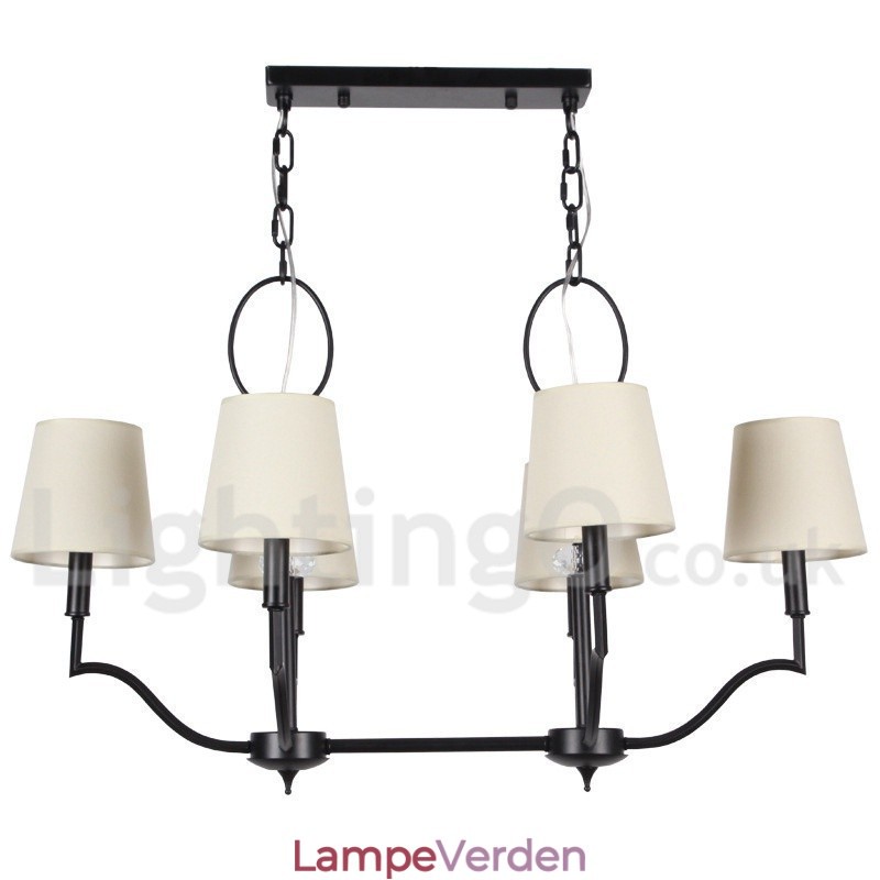 6 lys moderne moderne lysekrone