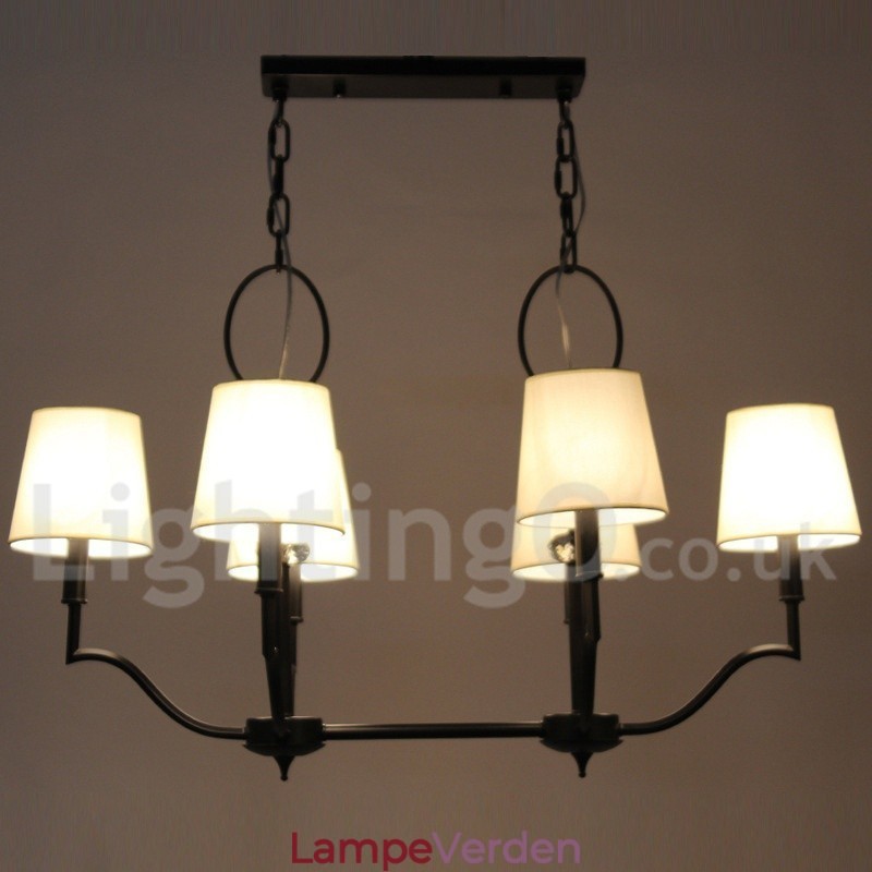 6 lys moderne moderne lysekrone