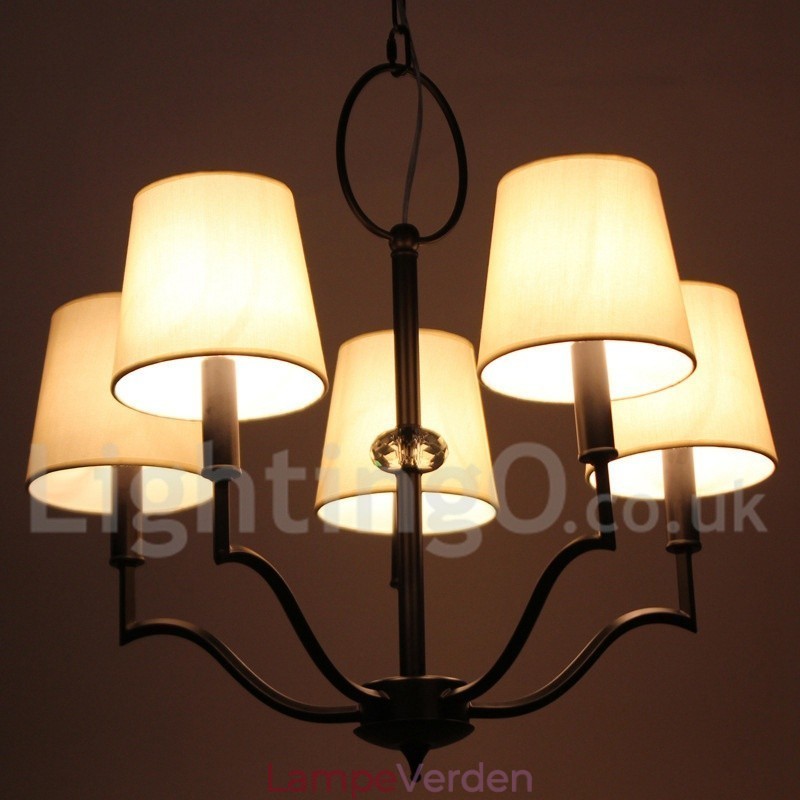 5 lys moderne moderne lysekrone