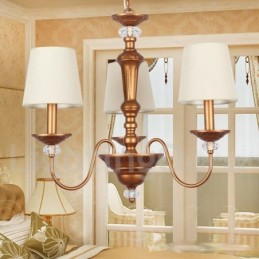 3 lys Retro Candle Style lysekrone