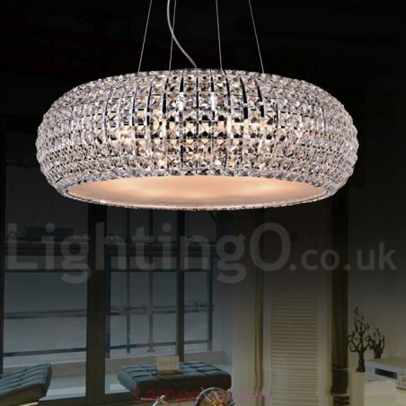 Moderne K9 krystal loft pendel lys indendørs lysekrone tromle belysning lamper armaturer Moderne K9 krystal loft pendel lys indendørs lysekrone tromle belysning lamper armaturer