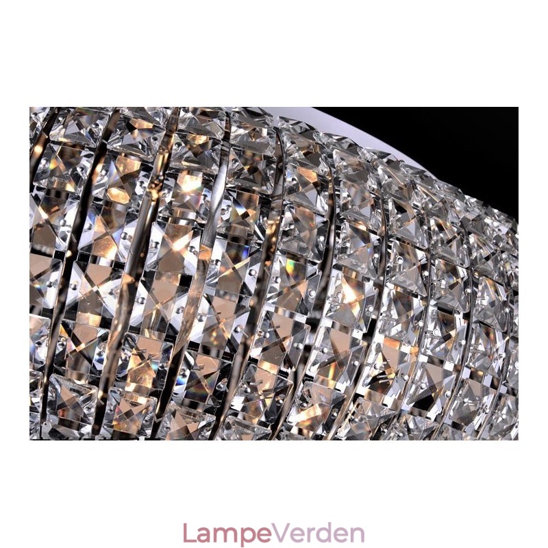 Moderne K9 krystal loft pendel lys indendørs lysekrone tromle belysning lamper armaturer
