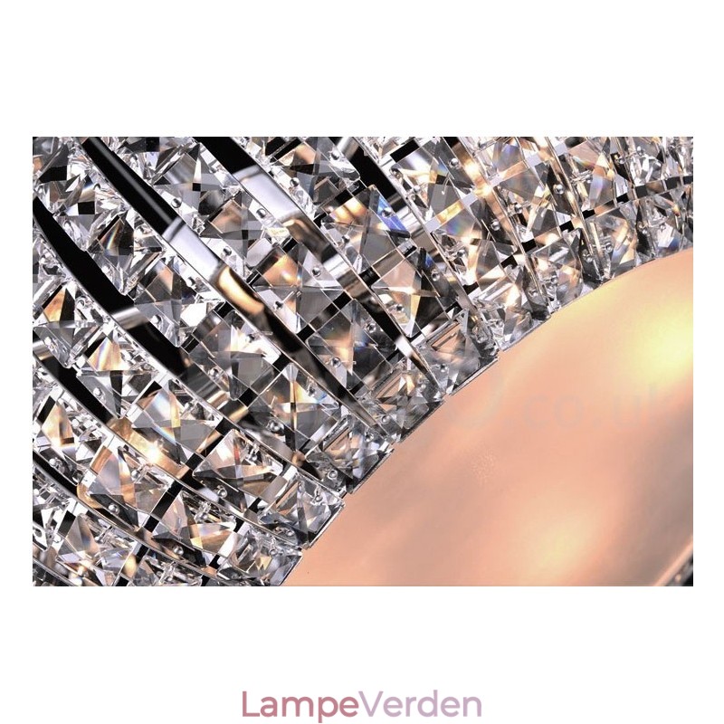 Moderne K9 krystal loft pendel lys indendørs lysekrone tromle belysning lamper armaturer