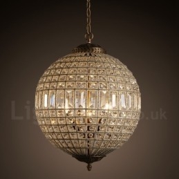 Globe Modern K9 Krystal Loft Pendel Indendørs Lysekrone Tromle Belysningslamper Armaturer