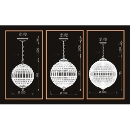 Globe Modern K9 Krystal Loft Pendel Indendørs Lysekrone Tromle Belysningslamper Armaturer