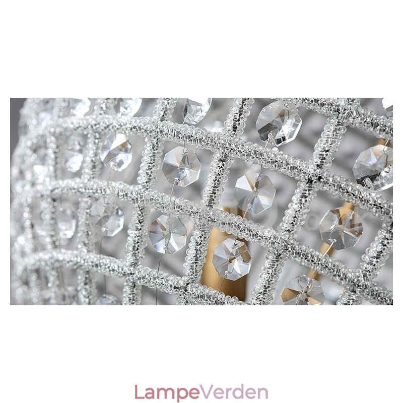 Globe Modern K9 Krystal Loft Pendel Indendørs Lysekrone Tromle Belysningslamper Armaturer