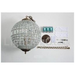 Globe Modern K9 Krystal Loft Pendel Indendørs Lysekrone Tromle Belysningslamper Armaturer
