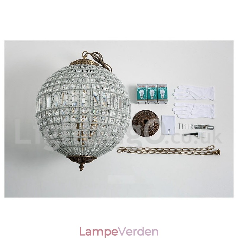 Globe Modern K9 Krystal Loft Pendel Indendørs Lysekrone Tromle Belysningslamper Armaturer