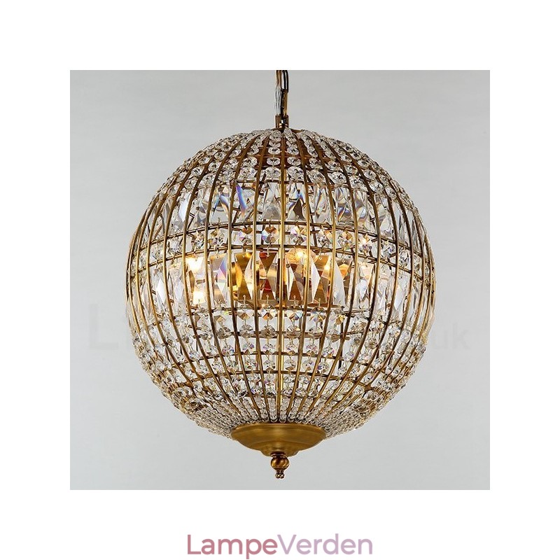 Globe Moderne K9 Krystal Loft Pendel Lys Indendørs Lysekrone Belysning Lamper Armaturer