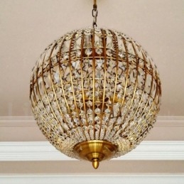 Globe Moderne K9 Krystal Loft Pendel Lys Indendørs Lysekrone Belysning Lamper Armaturer