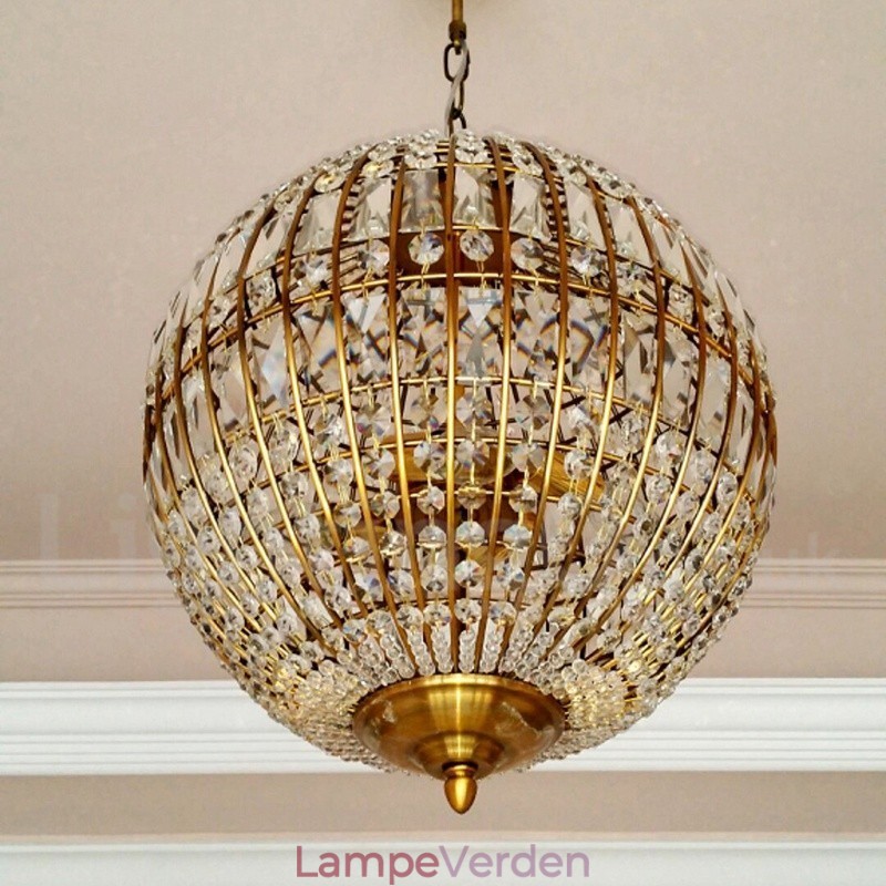 Globe Moderne K9 Krystal Loft Pendel Lys Indendørs Lysekrone Belysning Lamper Armaturer