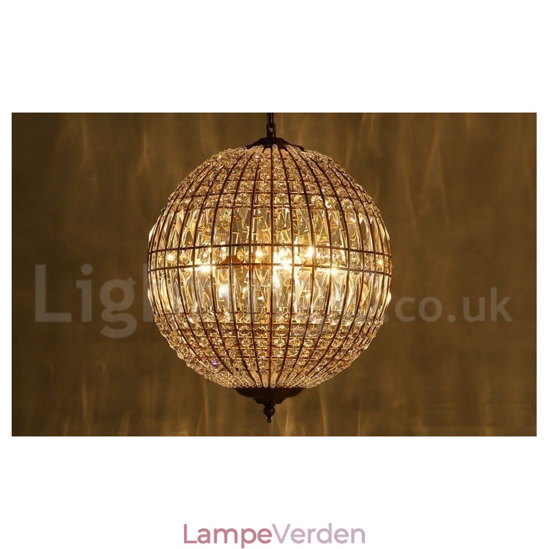 Globe Moderne K9 Krystal Loft Pendel Lys Indendørs Lysekrone Belysning Lamper Armaturer