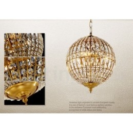 Globe Moderne K9 Krystal Loft Pendel Lys Indendørs Lysekrone Belysning Lamper Armaturer