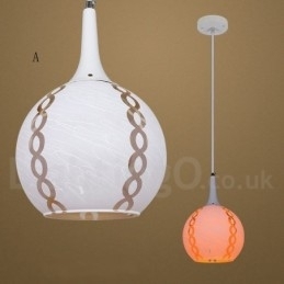 Moderne moderne Lounge Glas Pendel Light