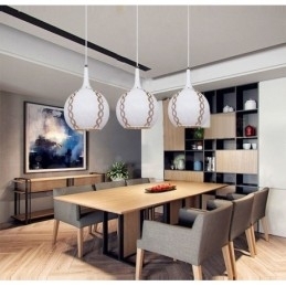 Moderne moderne Lounge Glas Pendel Light