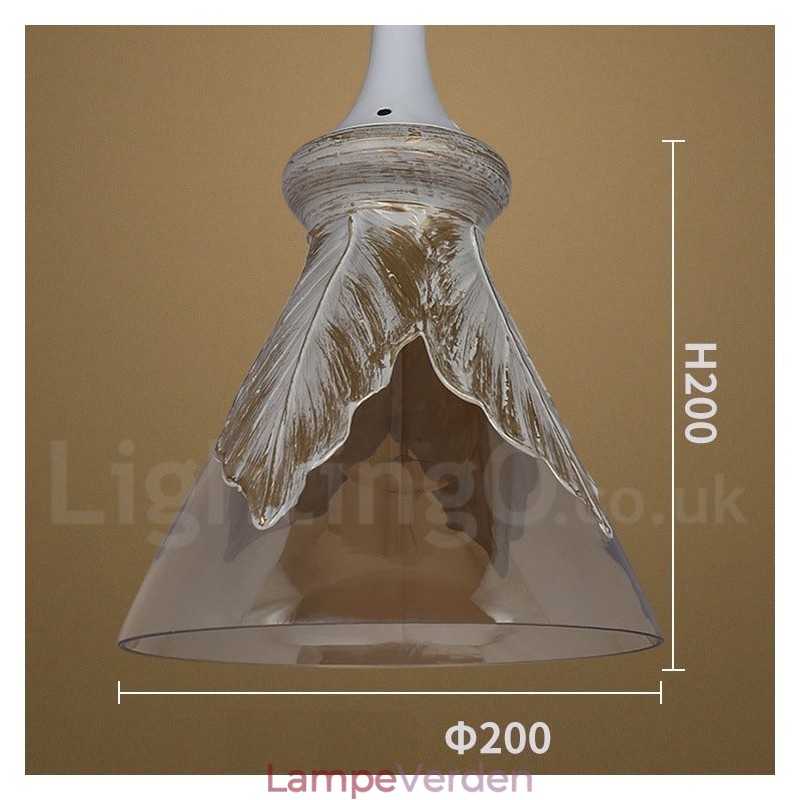 European Modern Contemporary Lounge Glas Pendel Light