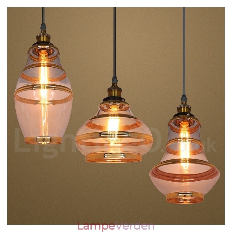 Bar Lounge European Glas Pendel Light