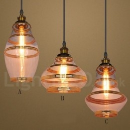 Bar Lounge European Glas Pendel Light
