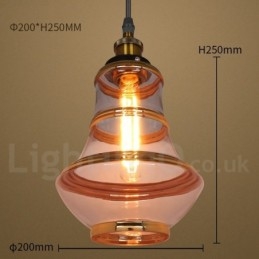 Bar Lounge European Glas Pendel Light