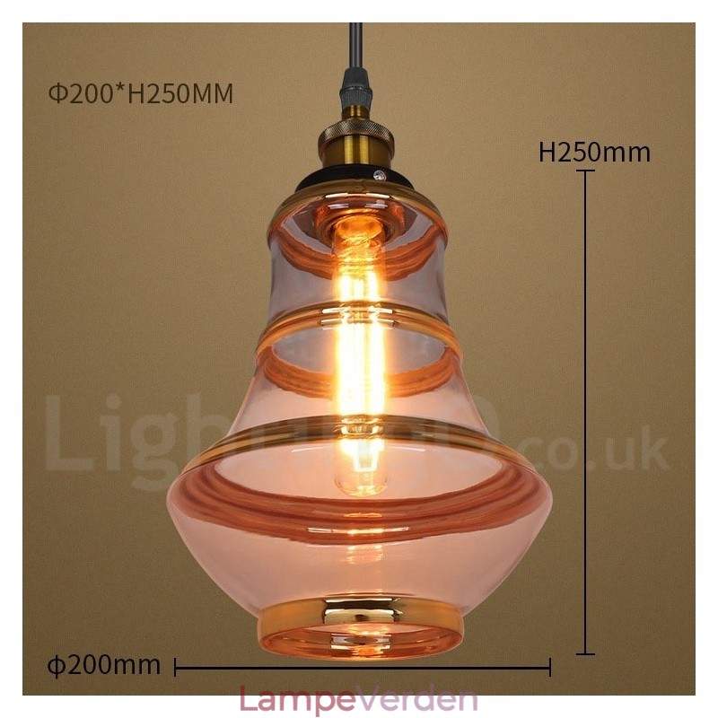 Bar Lounge European Glas Pendel Light