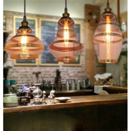 Bar Lounge European Glas Pendel Light