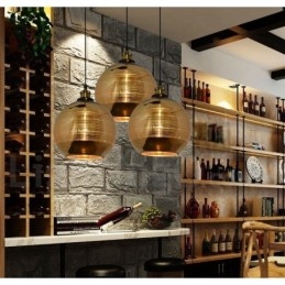 European Glass Pendel Light Cafe Pendel Lampe