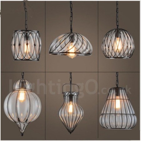 1 Light Vintage Cafe Glas Pendel Light Loft Pendel Lampe 1 Light Vintage Cafe Glas Pendel Light Loft Pendel Lampe