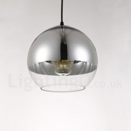 1 lys Moderne Moderne Plating Cafe Glas Pendel Light
