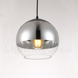 1 lys Moderne Moderne Plating Cafe Glas Pendel Light