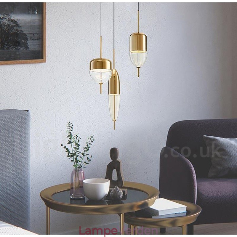 1 lys moderne moderne glas pendel