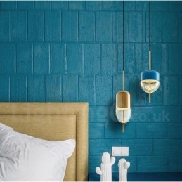 1 lys moderne moderne glas pendel
