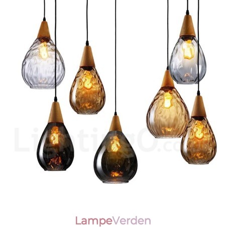 1 Lys Nordisk Stil Moderne Moderne Pendel i glas 1 Lys Nordisk Stil Moderne Moderne Pendel i glas