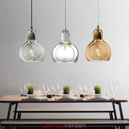 1 Lys Nordisk Stil Moderne Moderne Pendel i glas 1 Lys Nordisk Stil Moderne Moderne Pendel i glas
