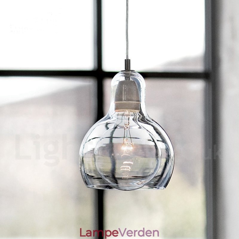 1 Lys Nordisk Stil Moderne Moderne Pendel i glas