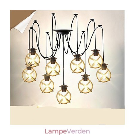 Reb lampe Lysekrone Tøj lang Kreativ De himmelske stuepiger Scatter Blossoms. Spider lampe Reb lampe Lysekrone Tøj lang Kreativ De himmelske stuepiger Scatter Blossoms. Spider lampe