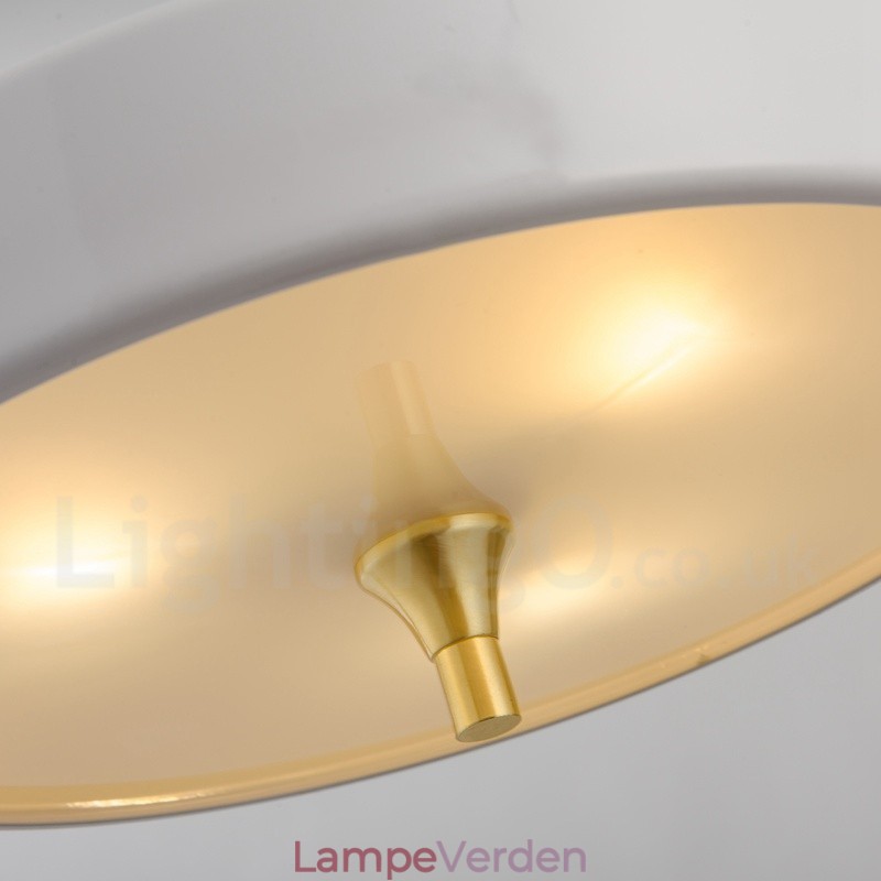 1 lys moderne moderne luksus pendel med glasskærm