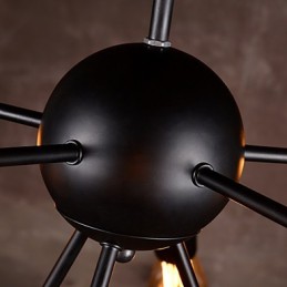 Creative 8 Lysekrone i børstet nikkel