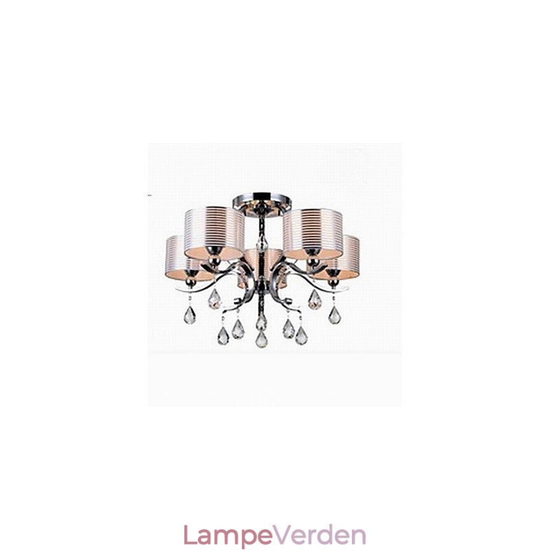 Moderne K9 krystal lysekrone 6 lys