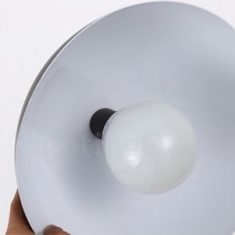 1 lys Moderne Pendel i stål med skærm i aluminiumslegering