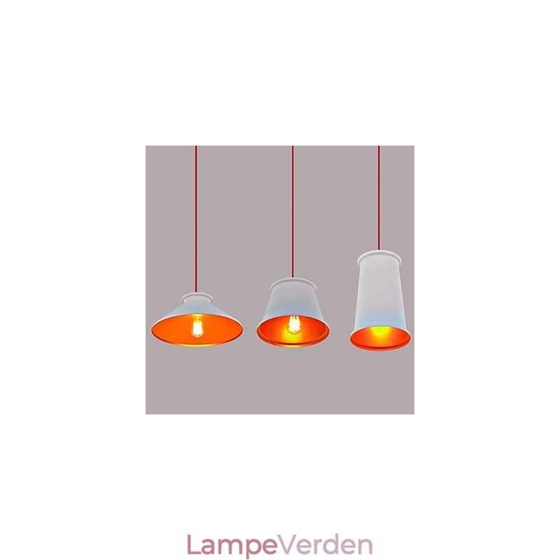 Lysekrone Mini Style Moderne Moderne Metal 3 Light Pendel Light