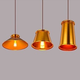 Lysekrone Mini Style Moderne Moderne Metal 3 Light Pendel Light