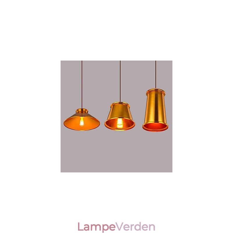 Lysekrone Mini Style Moderne Moderne Metal 3 Light Pendel Light