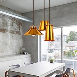 Lysekrone Mini Style Moderne Moderne Metal 3 Light Pendel Light